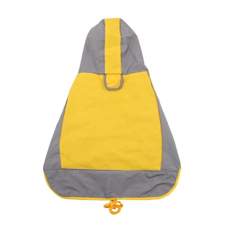 Two-Tone Waterproof Dog Raincoat