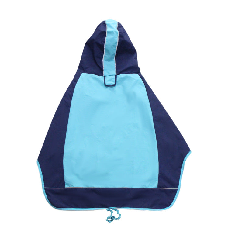 Two-Tone Waterproof Dog Raincoat