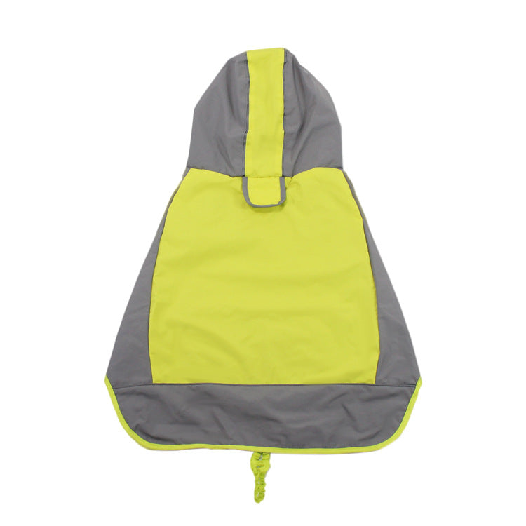 Two-Tone Waterproof Dog Raincoat