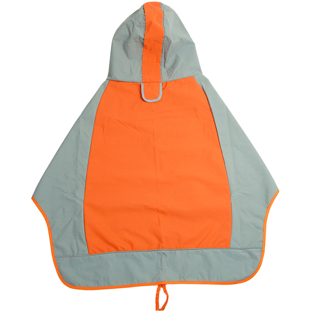 Two-Tone Waterproof Dog Raincoat