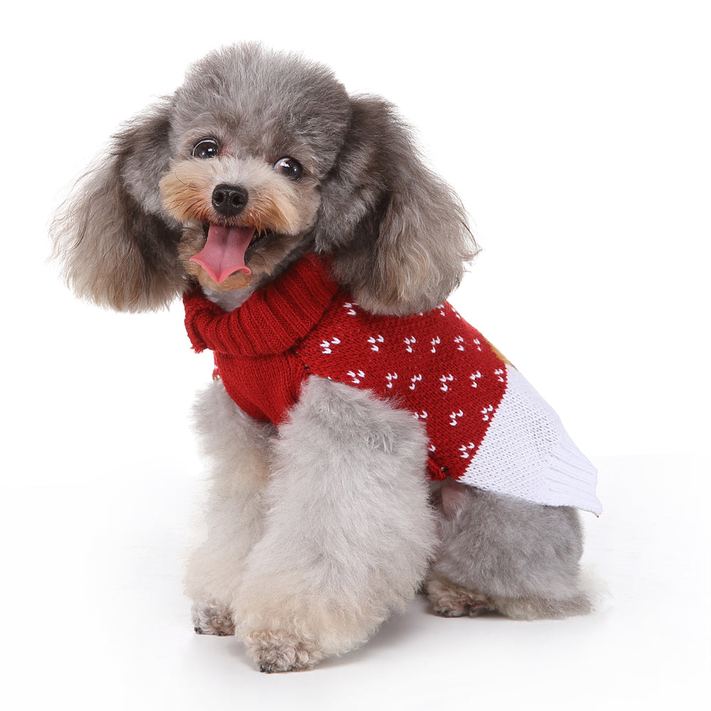 The Rudolph's Cozy Dog Sweater