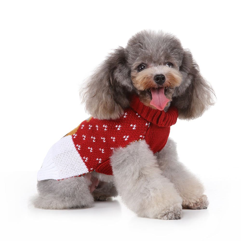 The Rudolph's Cozy Dog Sweater