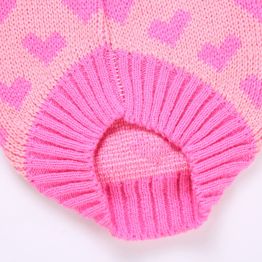 Sweetheart Pink Dog Sweater