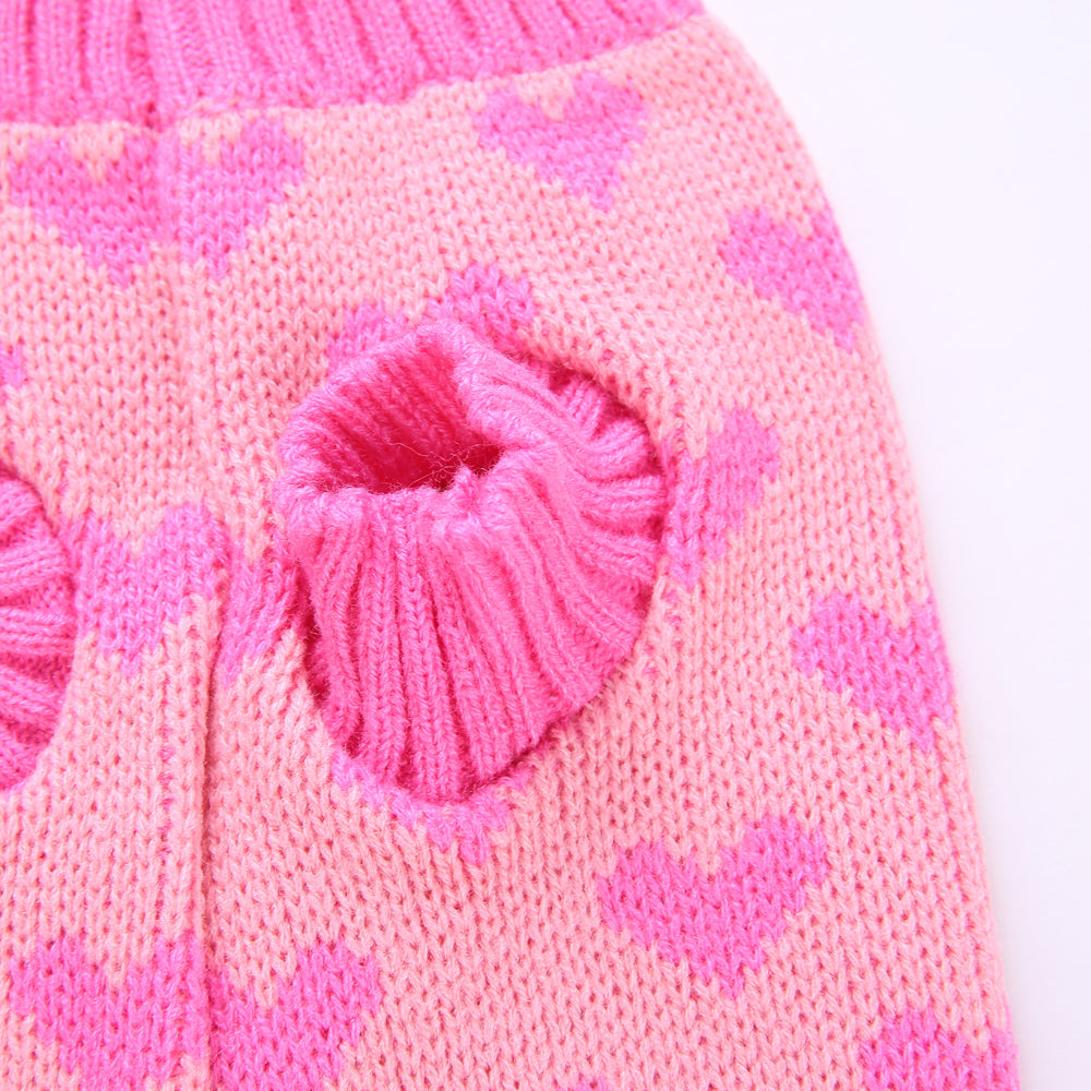 Sweetheart Pink Dog Sweater