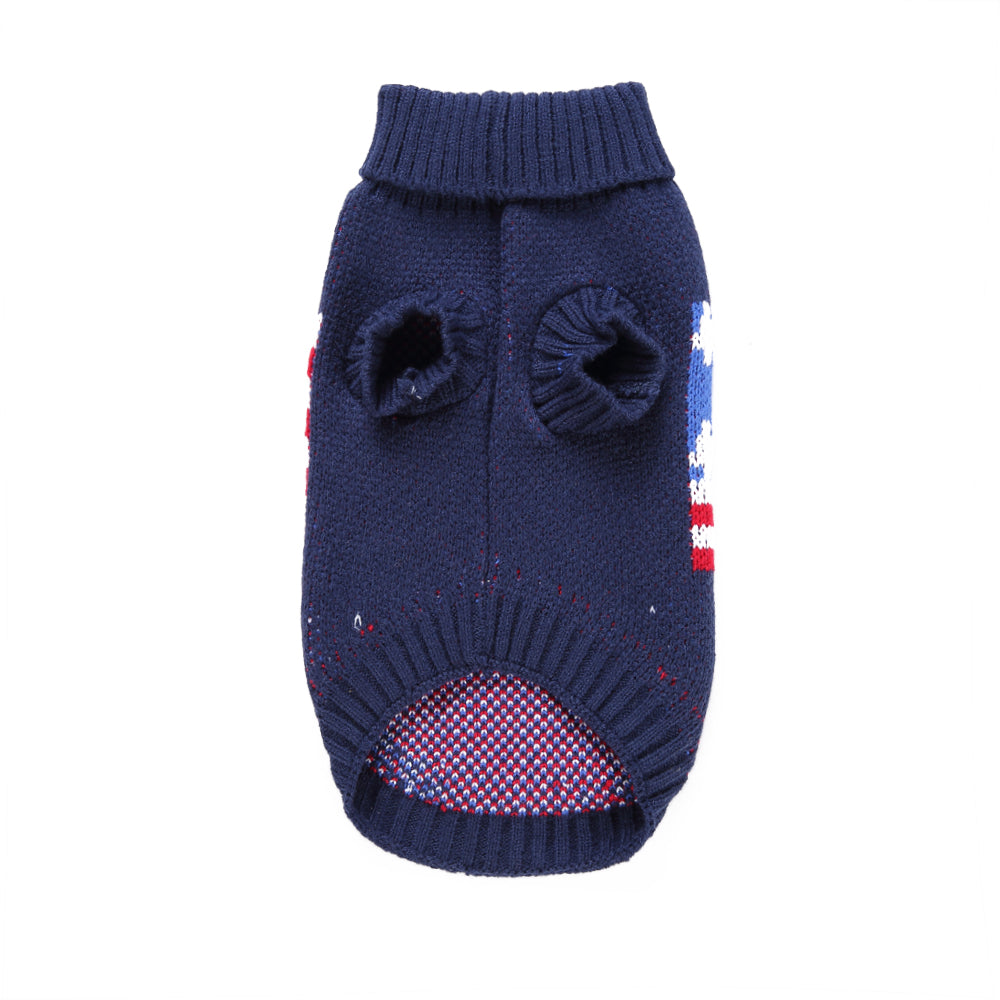 Patriotic Stars Dog Sweater