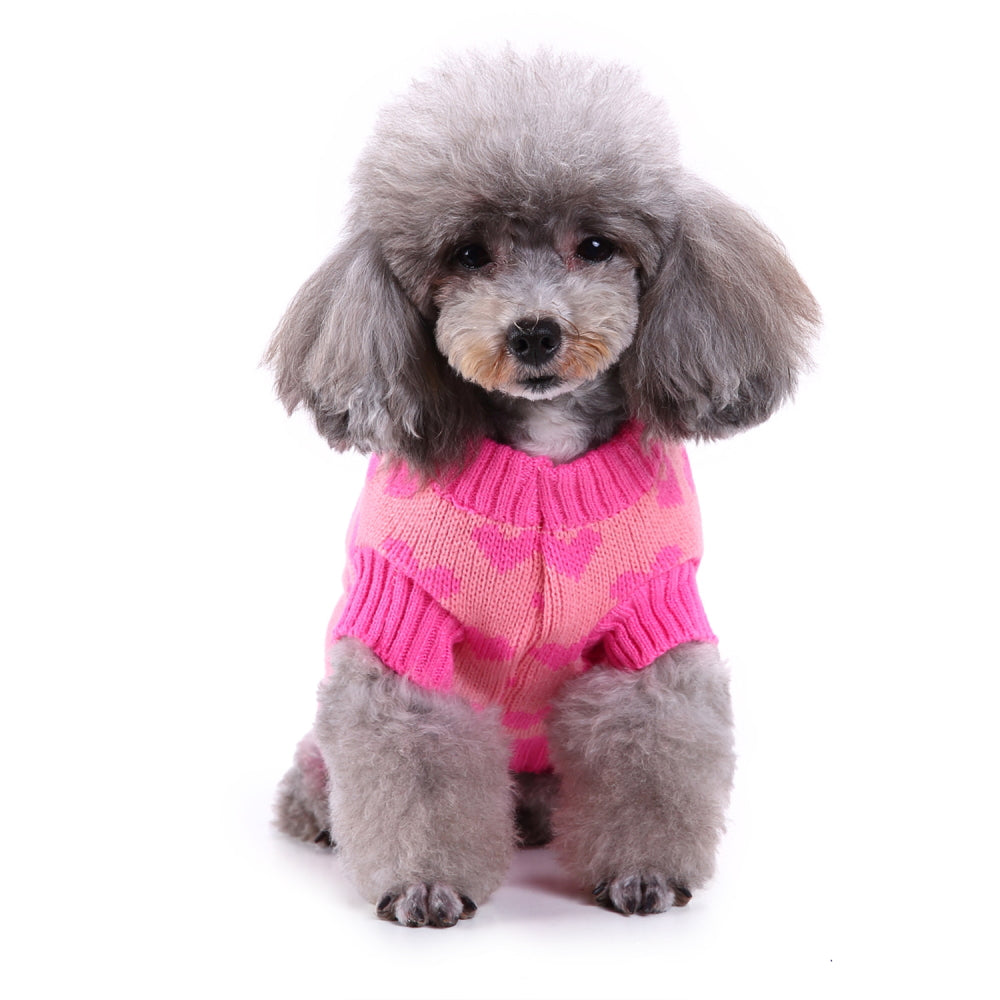 Sweetheart Pink Dog Sweater