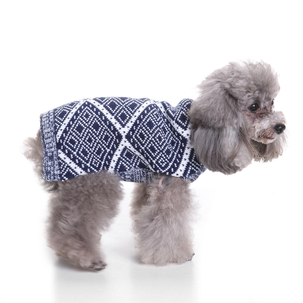 Cozy Diamond Dog Sweater