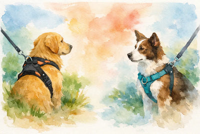 Back Clip vs Front Clip Harness