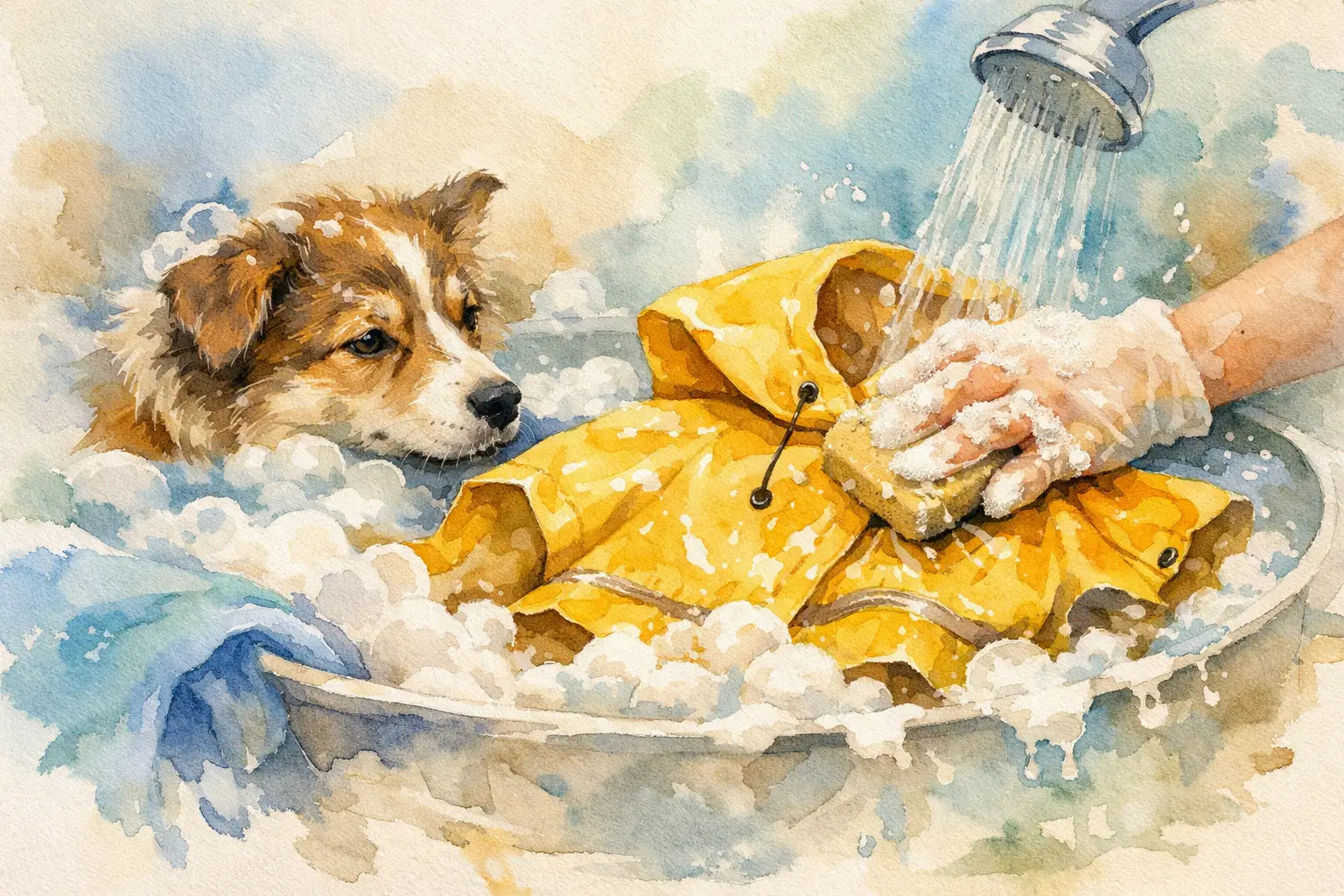 How to Wash Waterproof Dog Raincoat Right