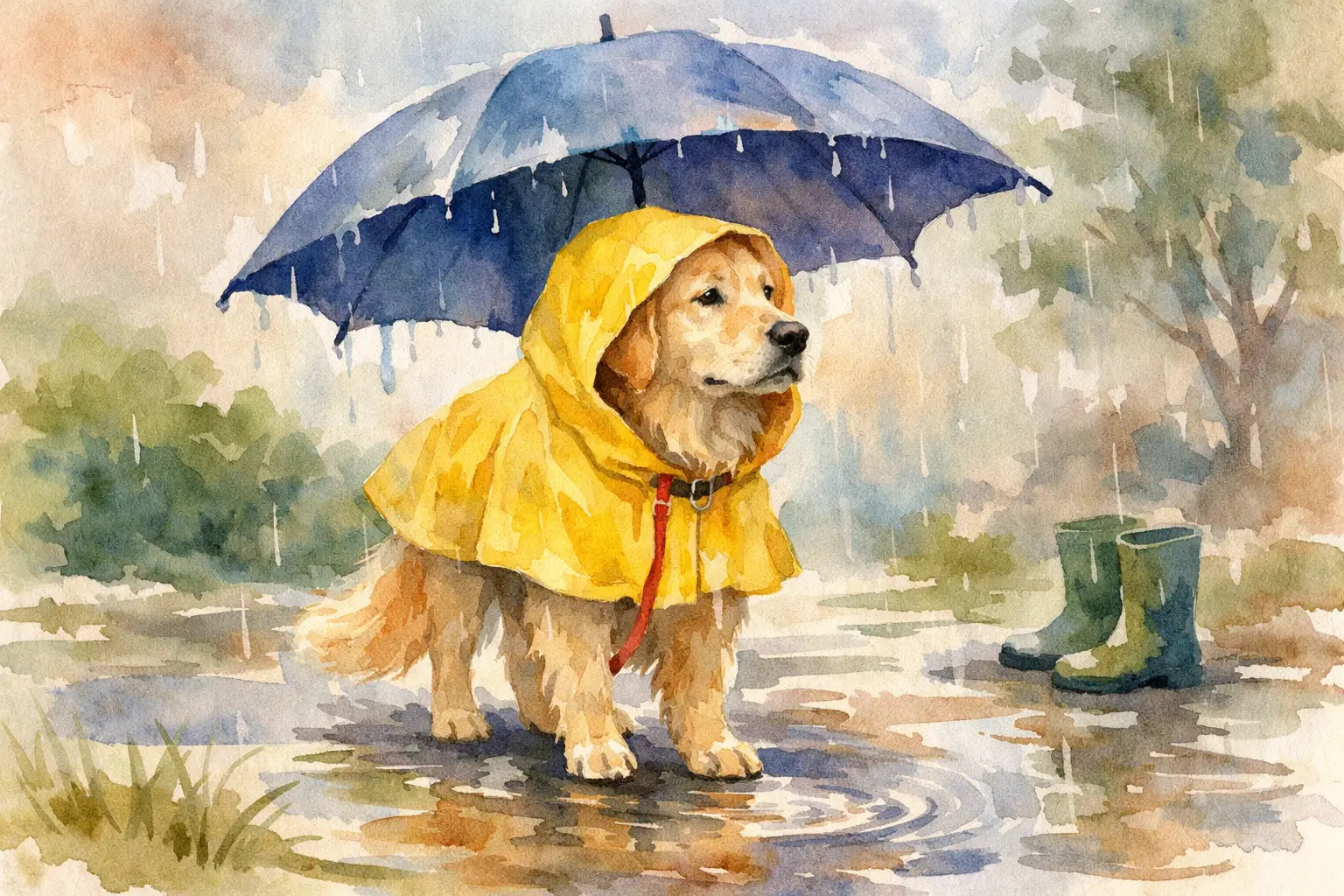 How to Keep Dog Dry in Rain