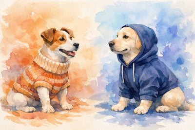Dog Sweater vs Dog Hoodie Warmth Guide
