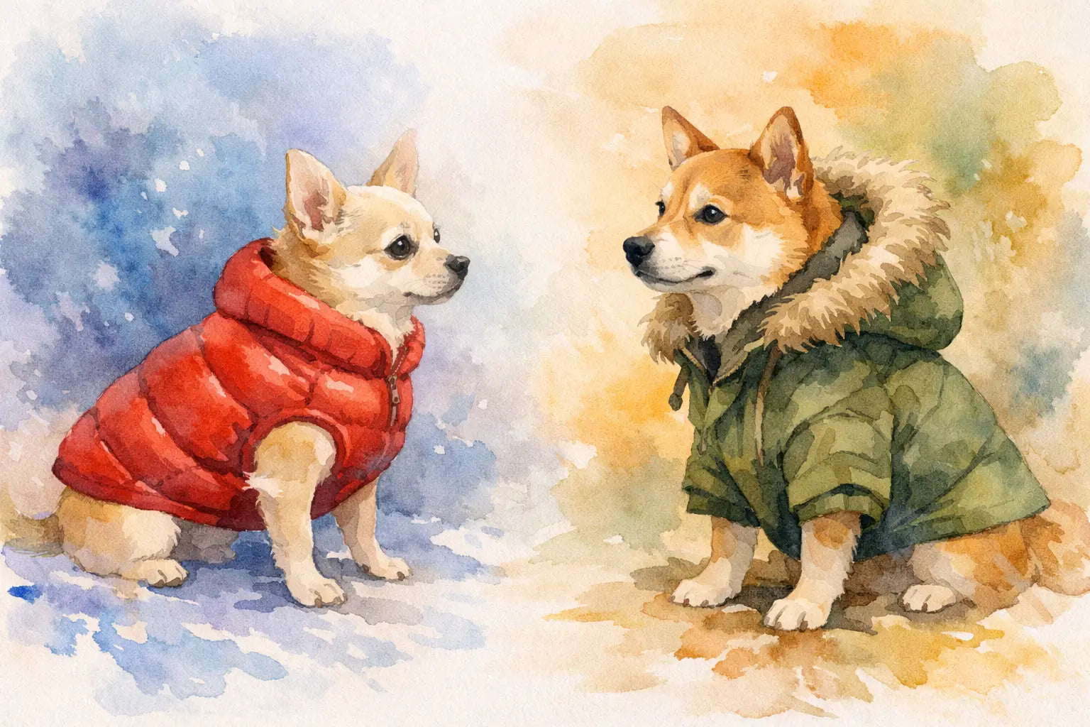 Puffer Dog Coat vs Parka Coat