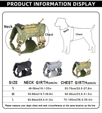 Tactical Dog Harness