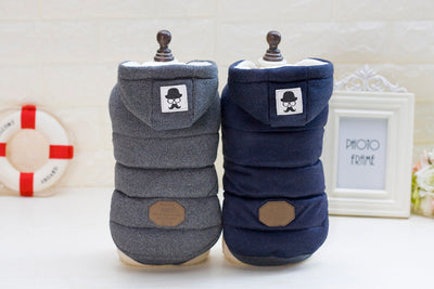 Cozy Quilted Dog Hoodie
