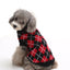Argyle Charm Dog Sweater