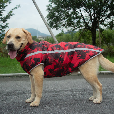 Patterned Insulated Winter Coat