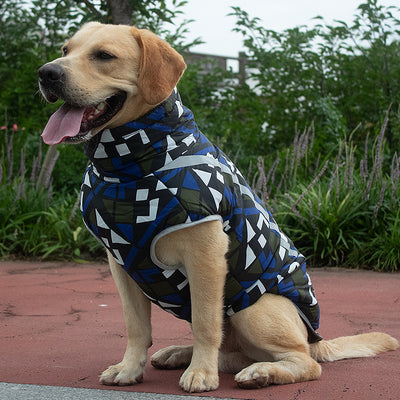 Patterned Insulated Winter Coat