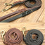 Braided Leather Dog Leash