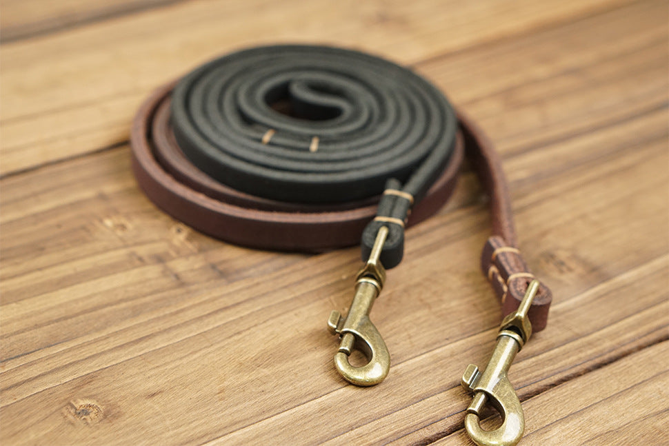 Genuine Leather Dog Leash
