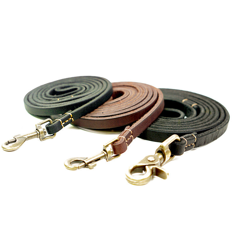 Genuine Leather Dog Leash