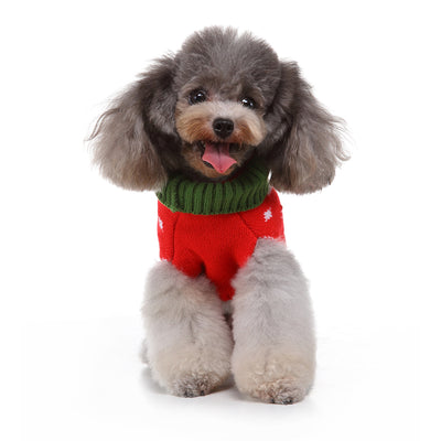 Festive Diamond Dog Sweater