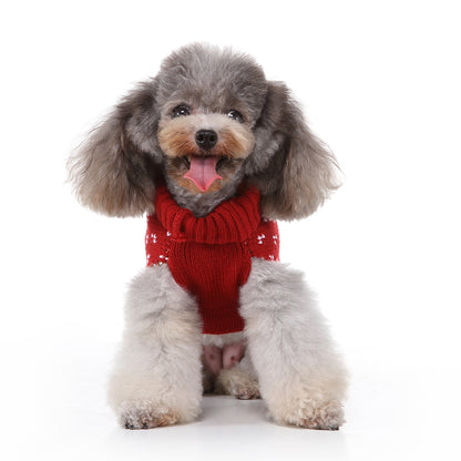 The Rudolph's Cozy Dog Sweater