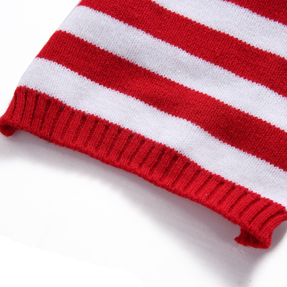 The Candy Cane Stripes Dog Sweater