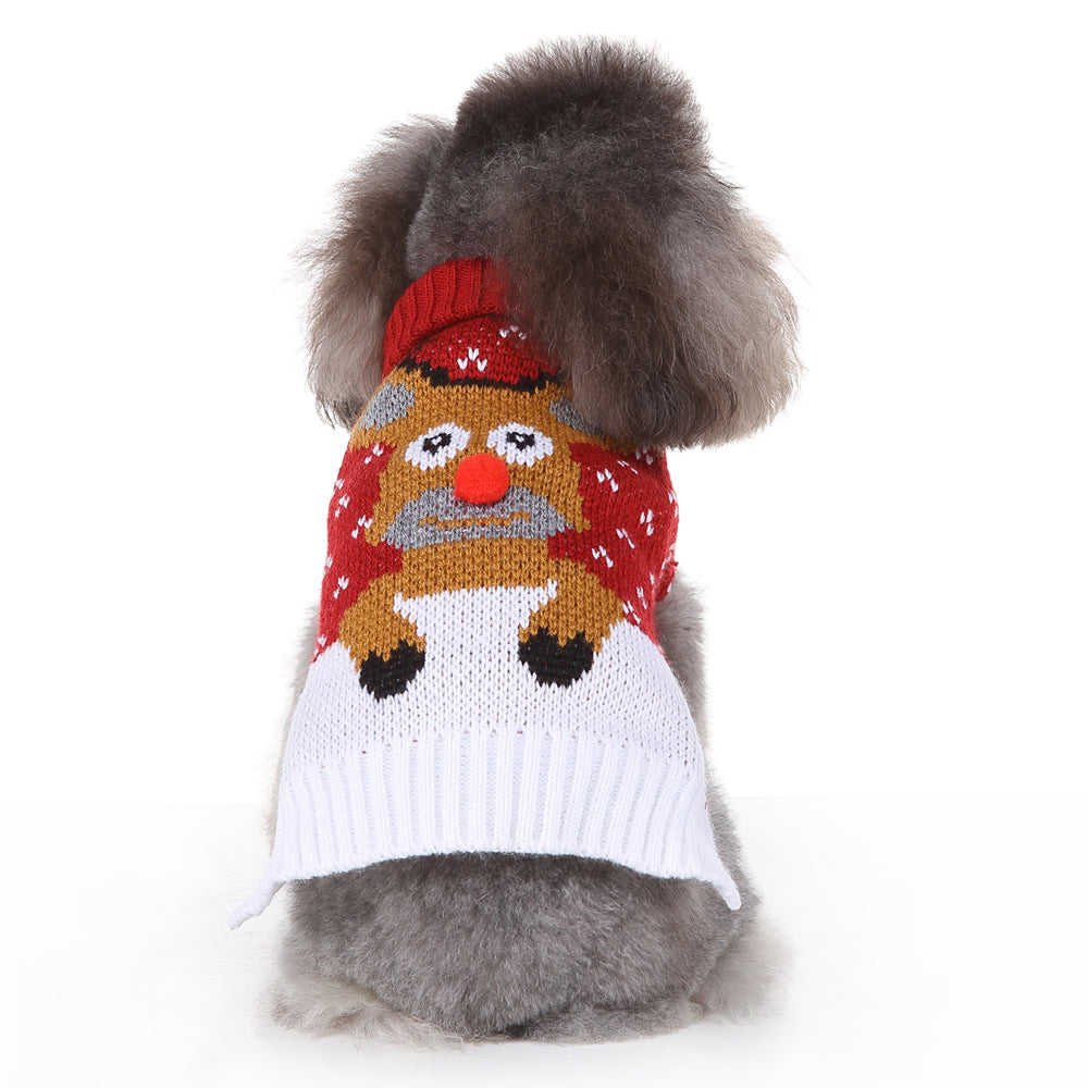 The Rudolph's Cozy Dog Sweater