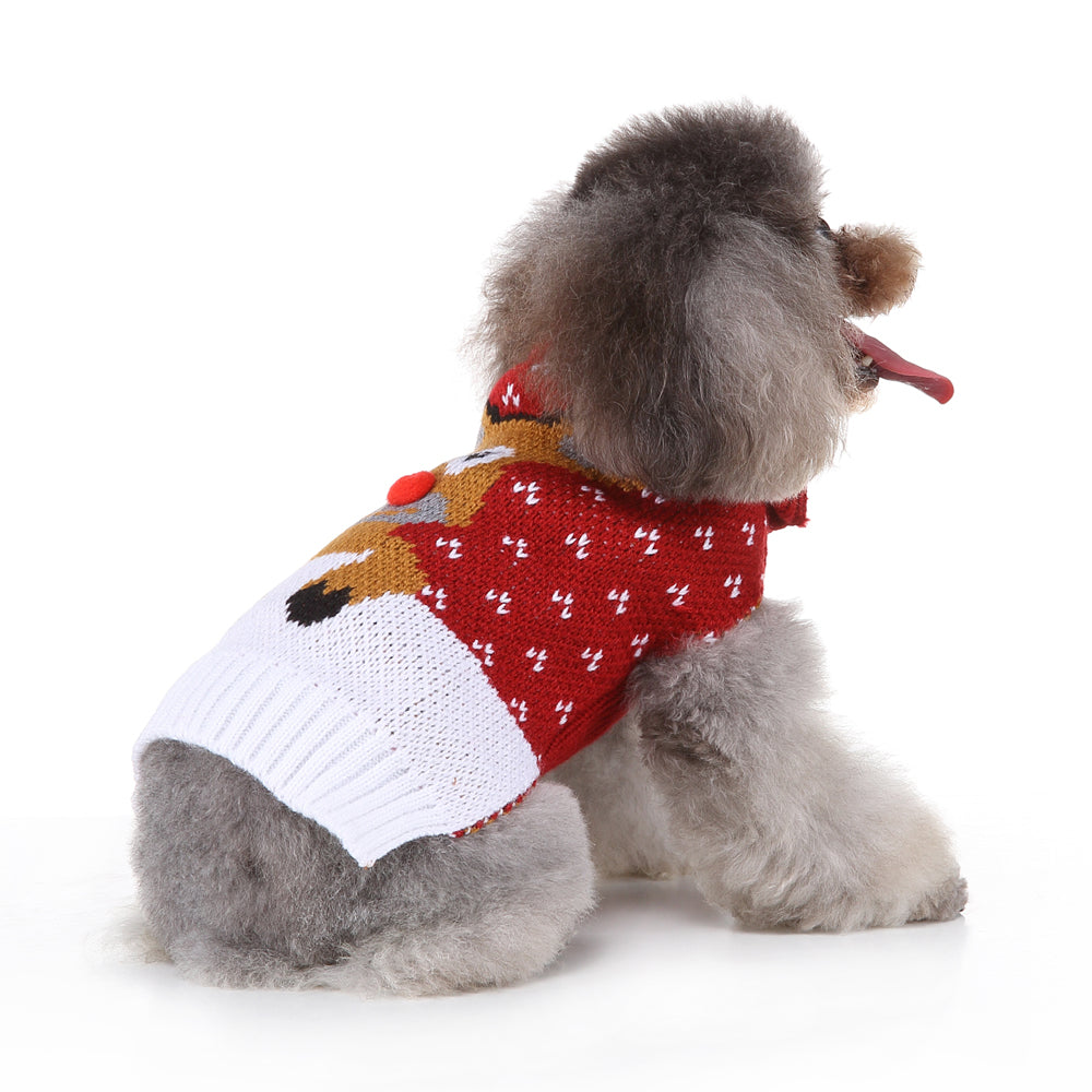 The Rudolph's Cozy Dog Sweater