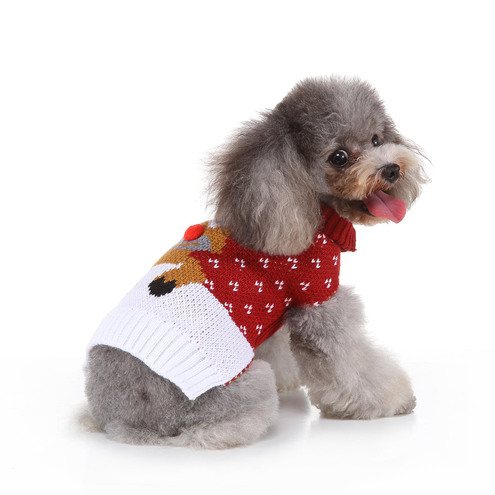 The Rudolph's Cozy Dog Sweater