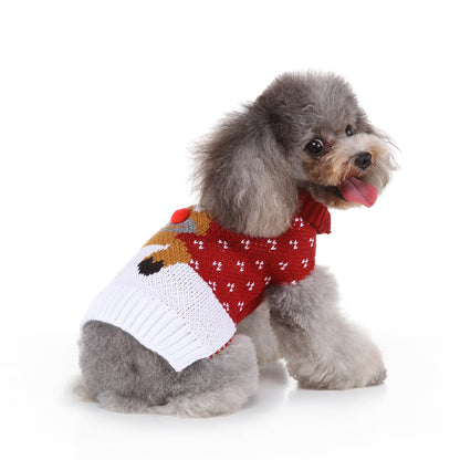 The Rudolph's Cozy Dog Sweater