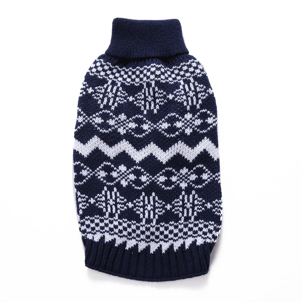 Winter Waves Dog Sweater