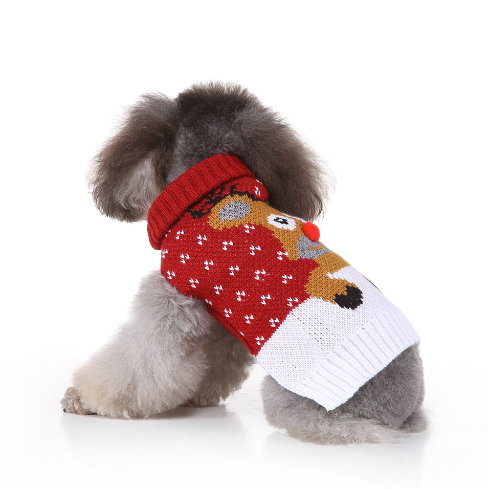 The Rudolph's Cozy Dog Sweater
