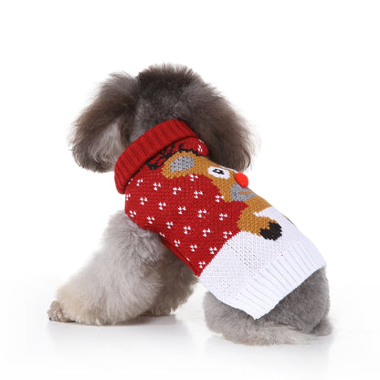 The Rudolph's Cozy Dog Sweater