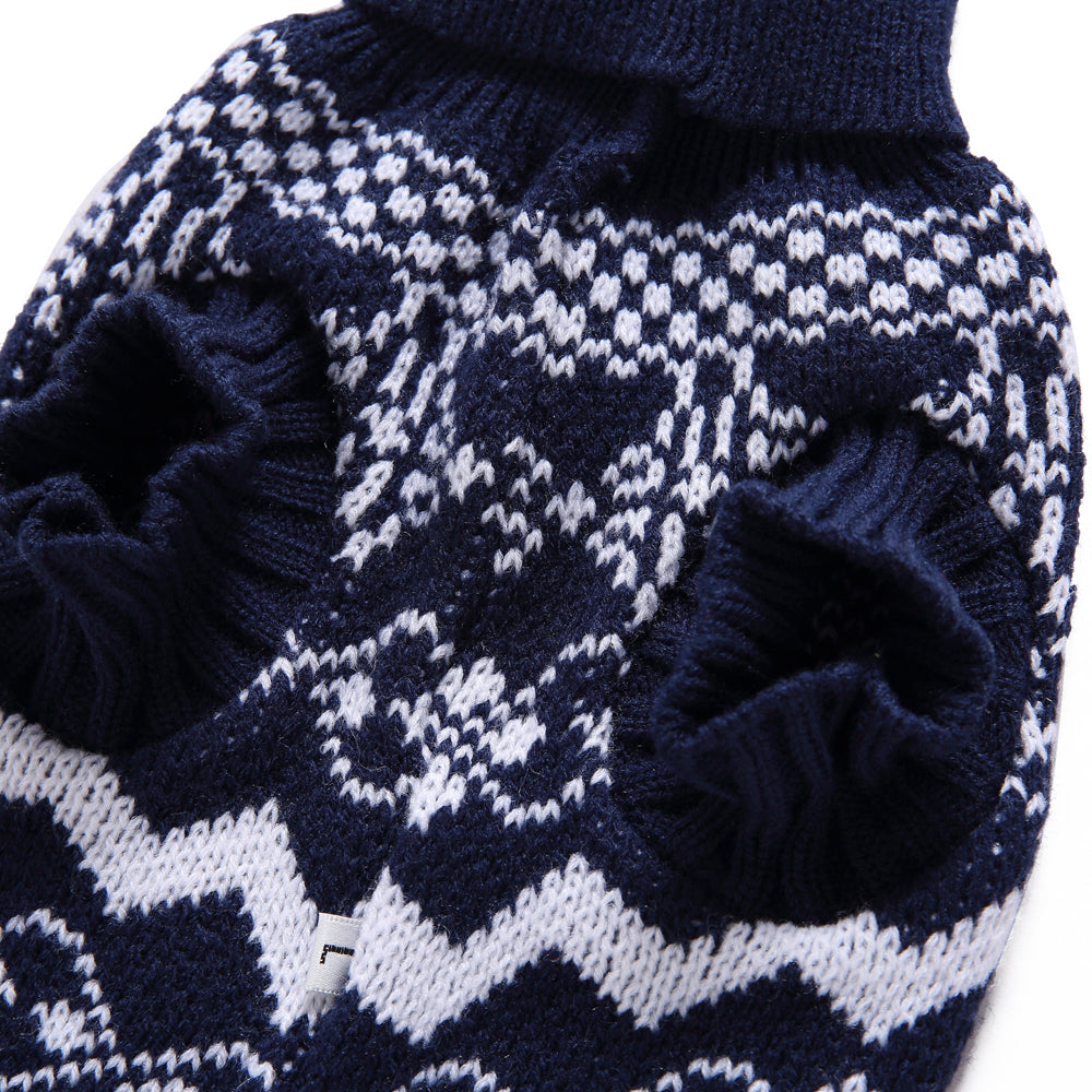 Winter Waves Dog Sweater