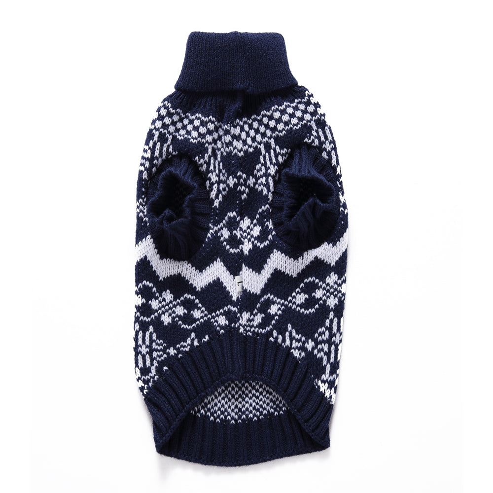 Winter Waves Dog Sweater