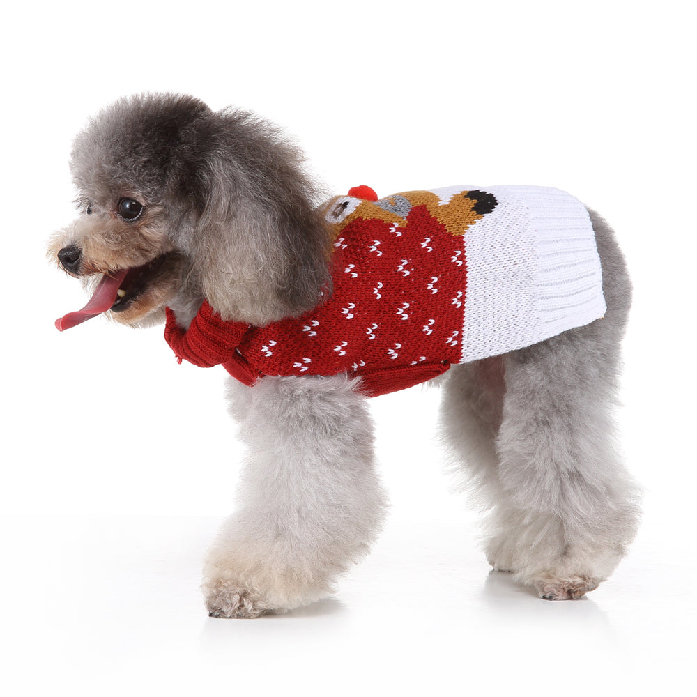 The Rudolph's Cozy Dog Sweater