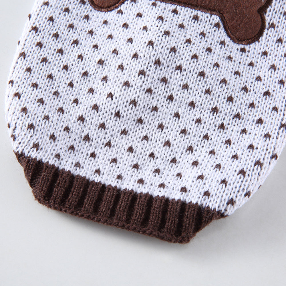 The Heart Print Dog Sweater