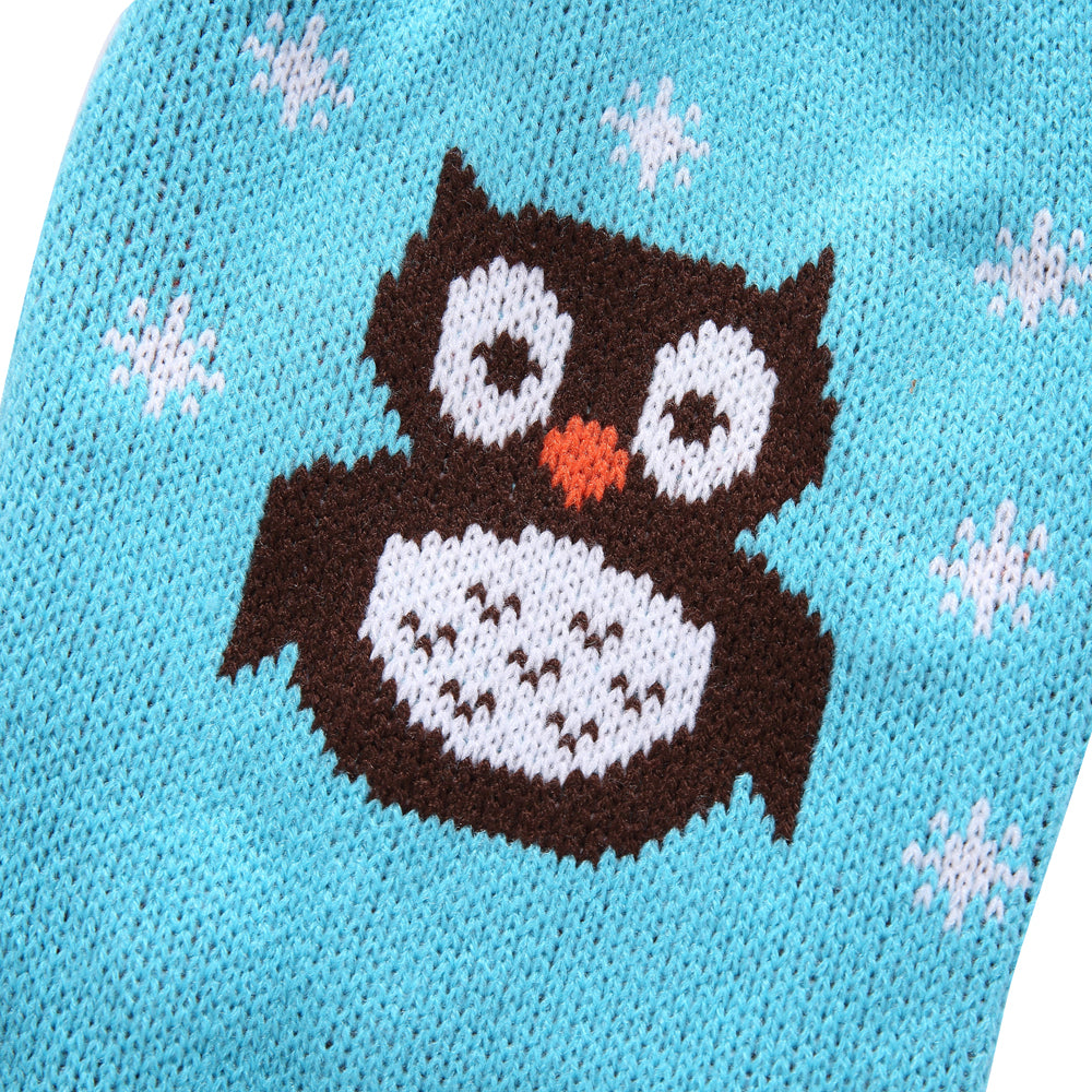 Cozy Owl Dog Sweater