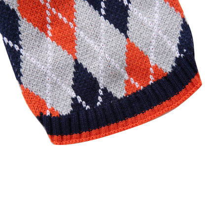 The Cozy Argyle Dog Sweater