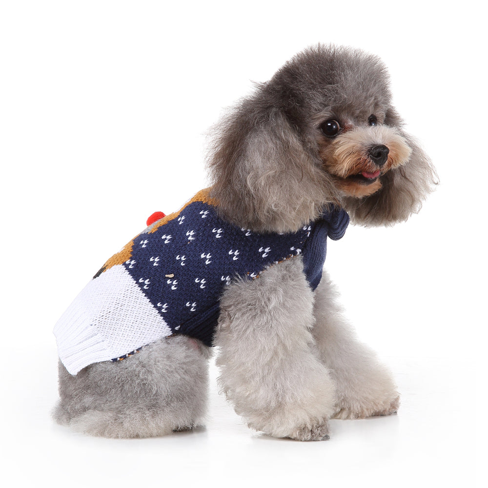 The Rudolph's Cozy Dog Sweater
