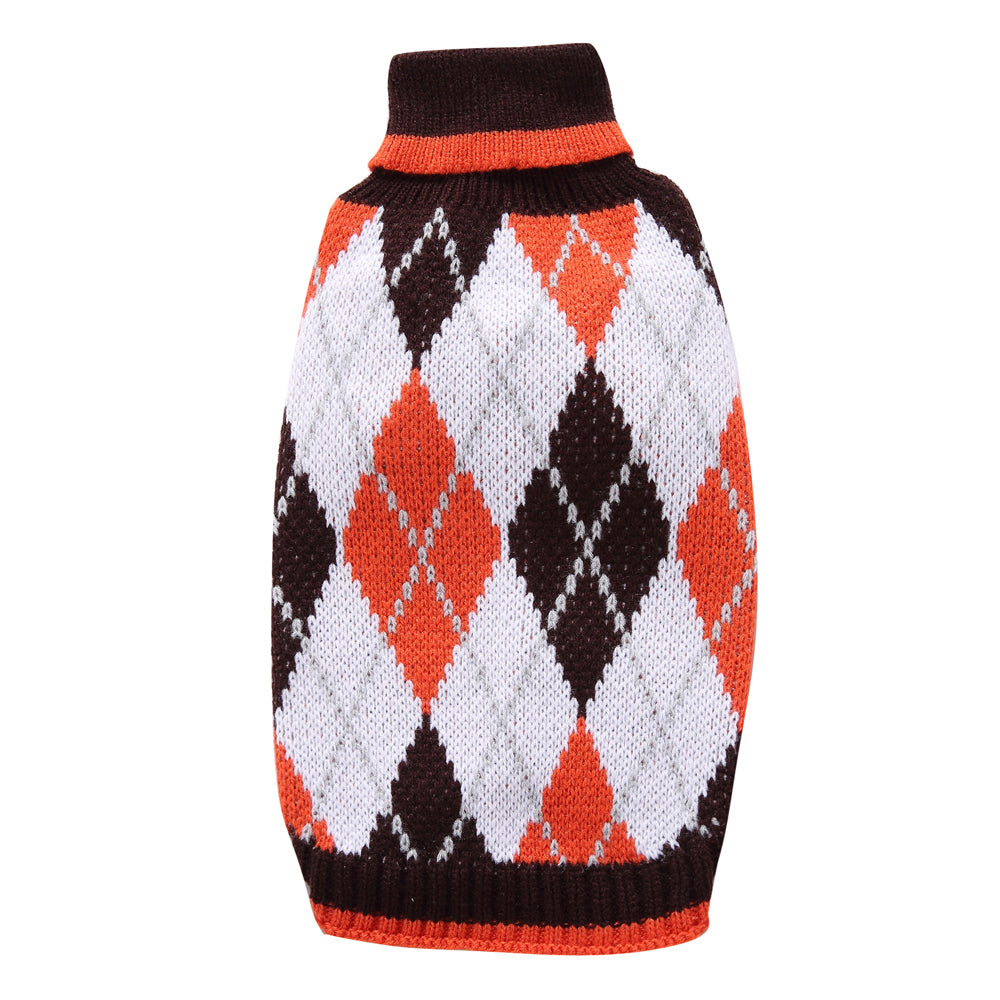 The Cozy Argyle Dog Sweater
