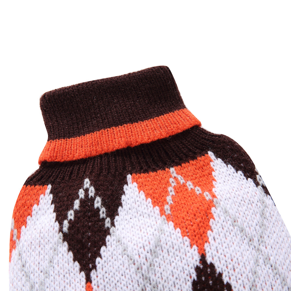 The Cozy Argyle Dog Sweater
