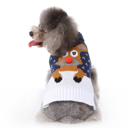 The Rudolph's Cozy Dog Sweater
