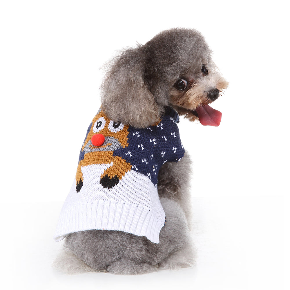 The Rudolph's Cozy Dog Sweater