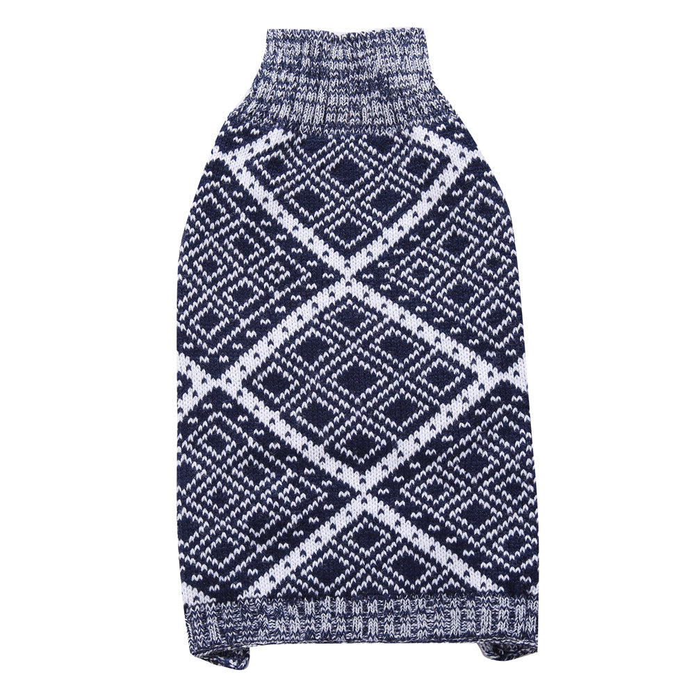 Cozy Diamond Dog Sweater