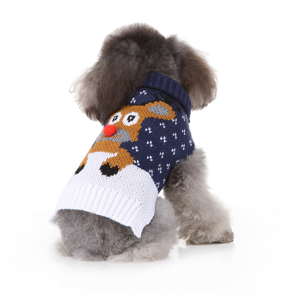 The Rudolph's Cozy Dog Sweater