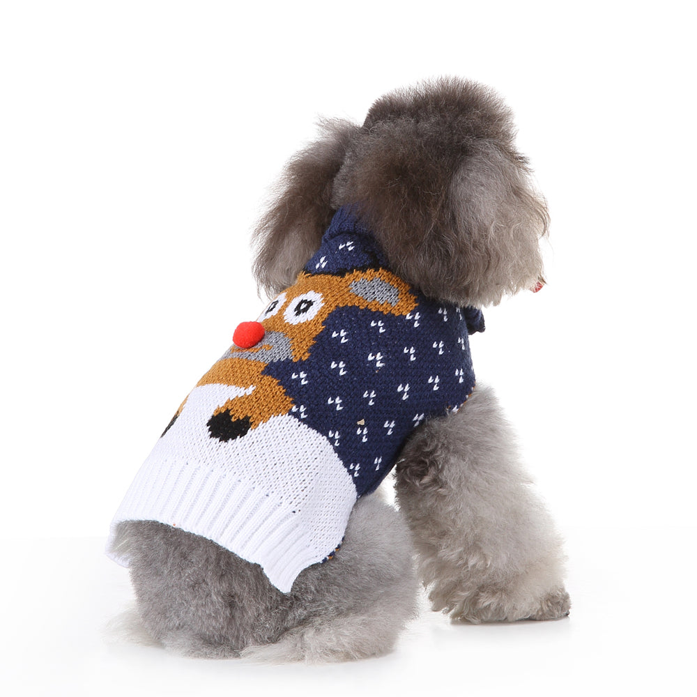 The Rudolph's Cozy Dog Sweater