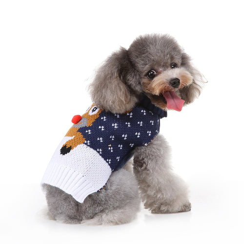 Rudolph's Cozy Dog Sweater