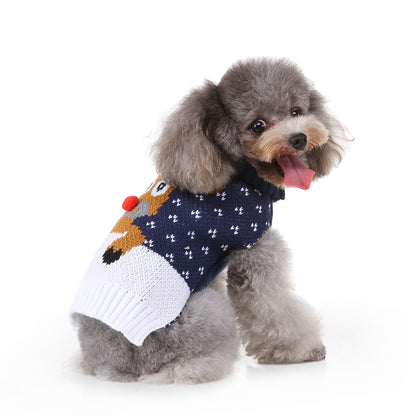 The Rudolph's Cozy Dog Sweater